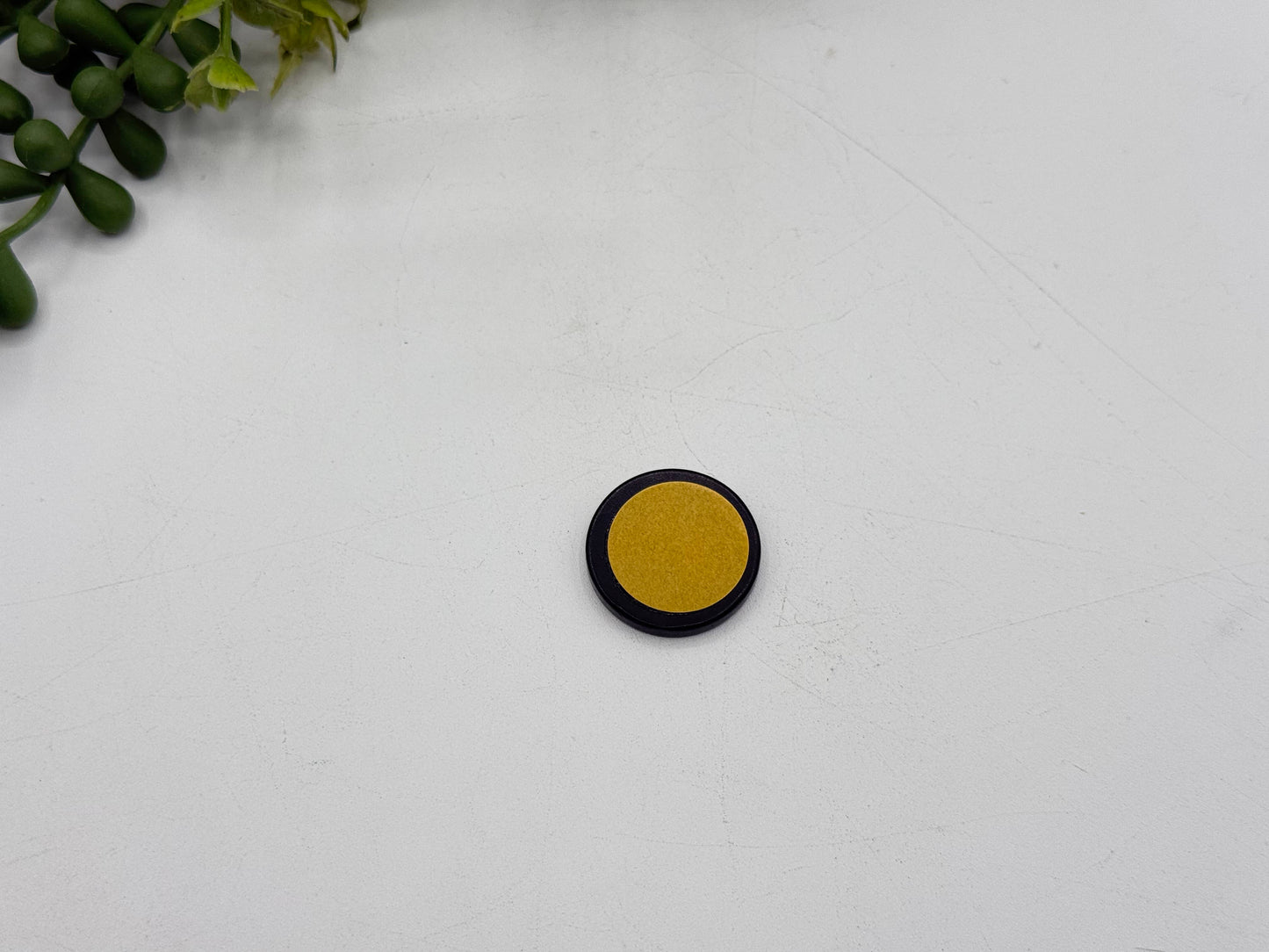 TheTayloredJean - Shungite EMF Cell Phone Tile Plain Round - 25MM Diameter